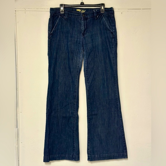 Old Navy Denim - OLD NAVY The Flirt Blue Jeans 👖 Wide Leg - Size 10